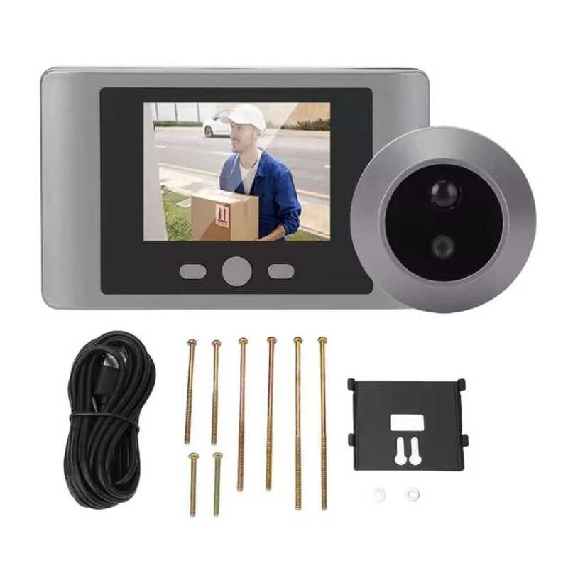 A Mini Smart Wireless Viewer IR Night Vision Front Peephole 2.8 Inch ...