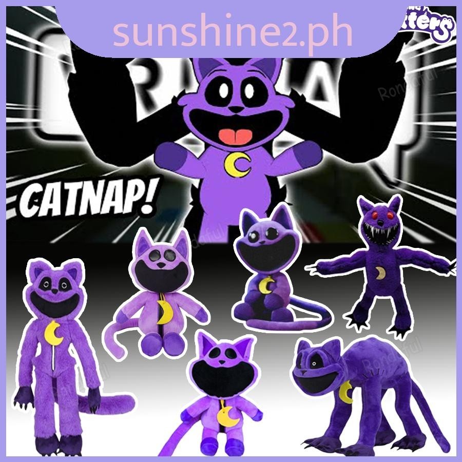 Smiling Critters Cat Light Purple Toy Plush Filling Horror Stuffed Doll ...
