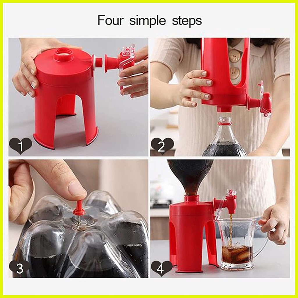 Cola Beverage Inverted Water Dispenser, Mini Hand Press Water Dispenser ...