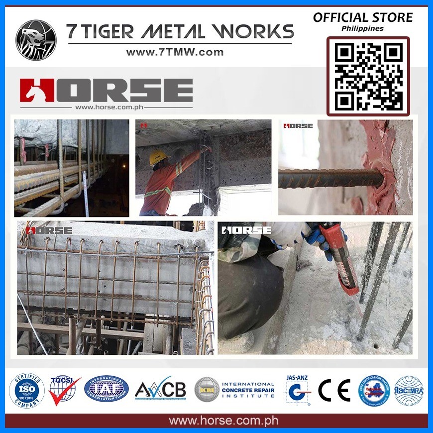 Horse HM500 Chemical Concrete Epoxy Adhesive Anchor Bolt for rebar