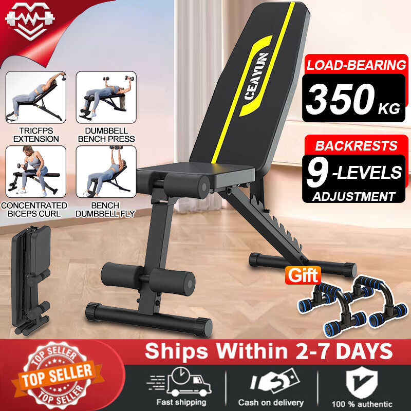 Quality】Adjustable 【Best Press,Ince Dece Exercise Bench, Workout Gym ...