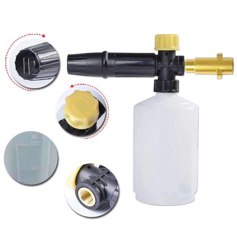 Wash Snow Lance Nozzle Foam Cannon Soap Gun For Ryobi Karch Hut Makita