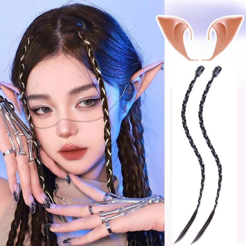 [Magpie] 4-piece set of boxing braids y2k hot girl braids sweet and ...