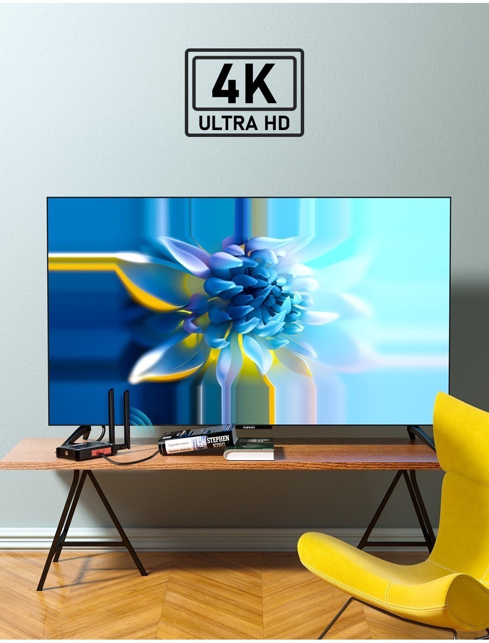 Dual HDMI Display 4K Wireless Transmitter and Receiver HDMI Extender 1