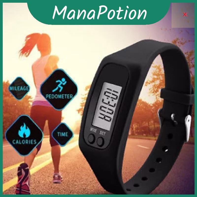 Led Sport Pedometer Bracelet Wristband Smart Watch Calorie Activity ...