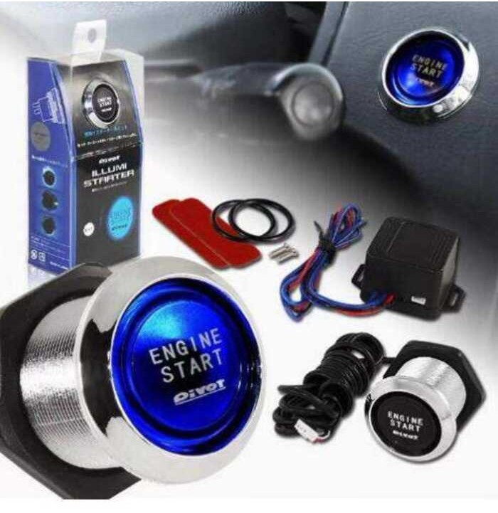 Safwan Traders Dc12v Car Engine Start Push Button Switch Keyless Entry ...