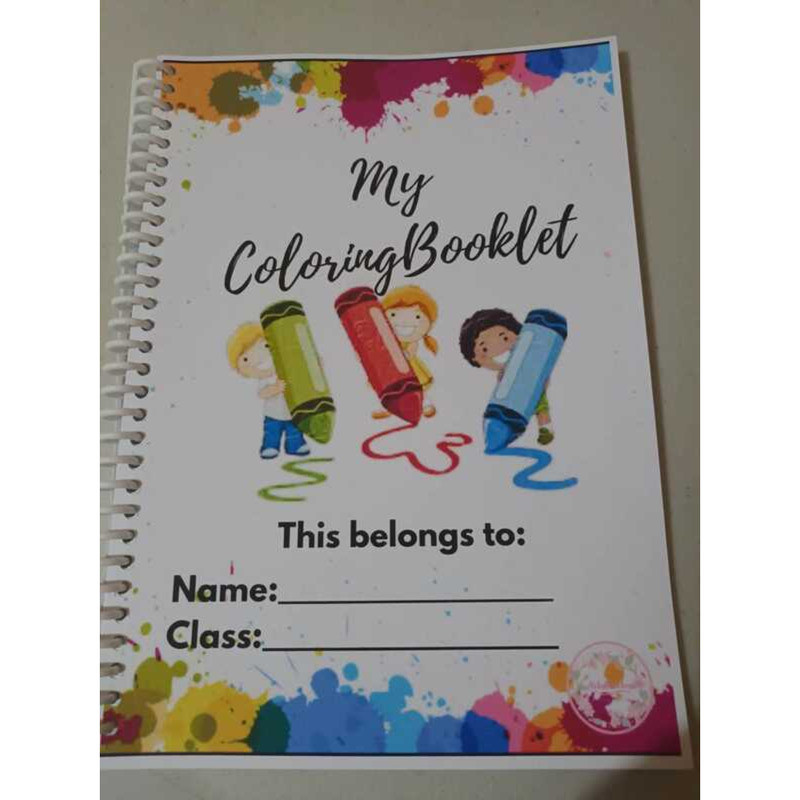 Customized Coloring Booklet/ Worksheets/ Educational Learning Materials ...