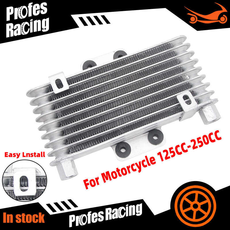 Radiator 125ml Aluminum Fit Cooling Engine For Dirt Bike ATV 125CC ...