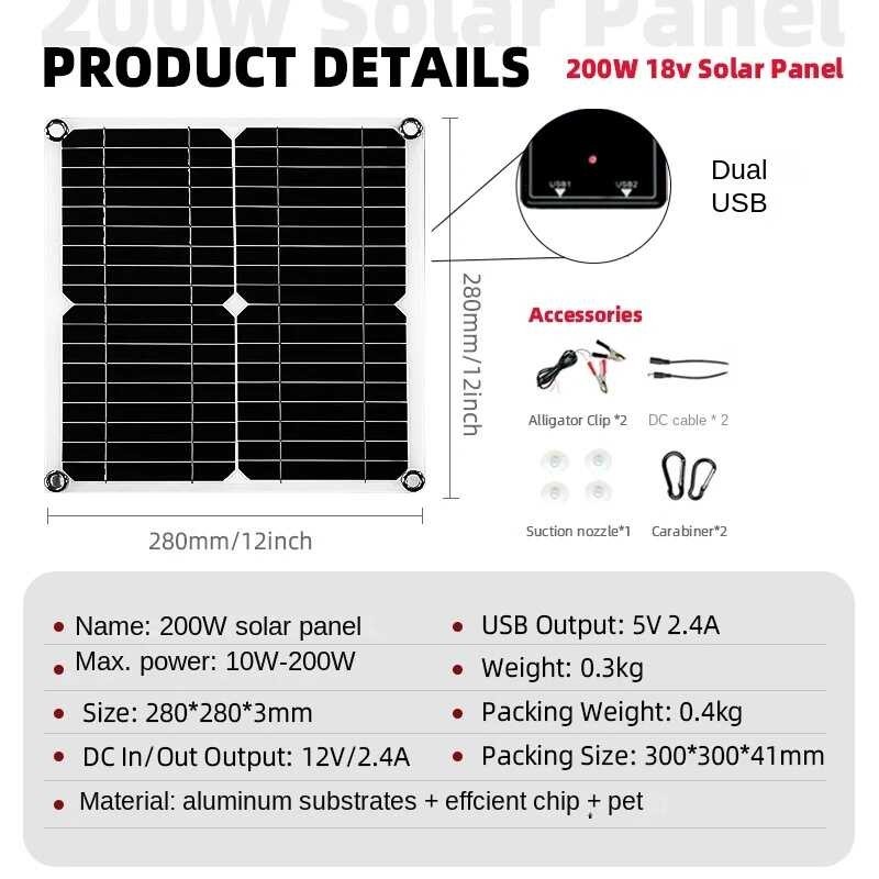 Inverter 30A 6000W Controller 200W Solar Panel Combi Smart Car Charge ...