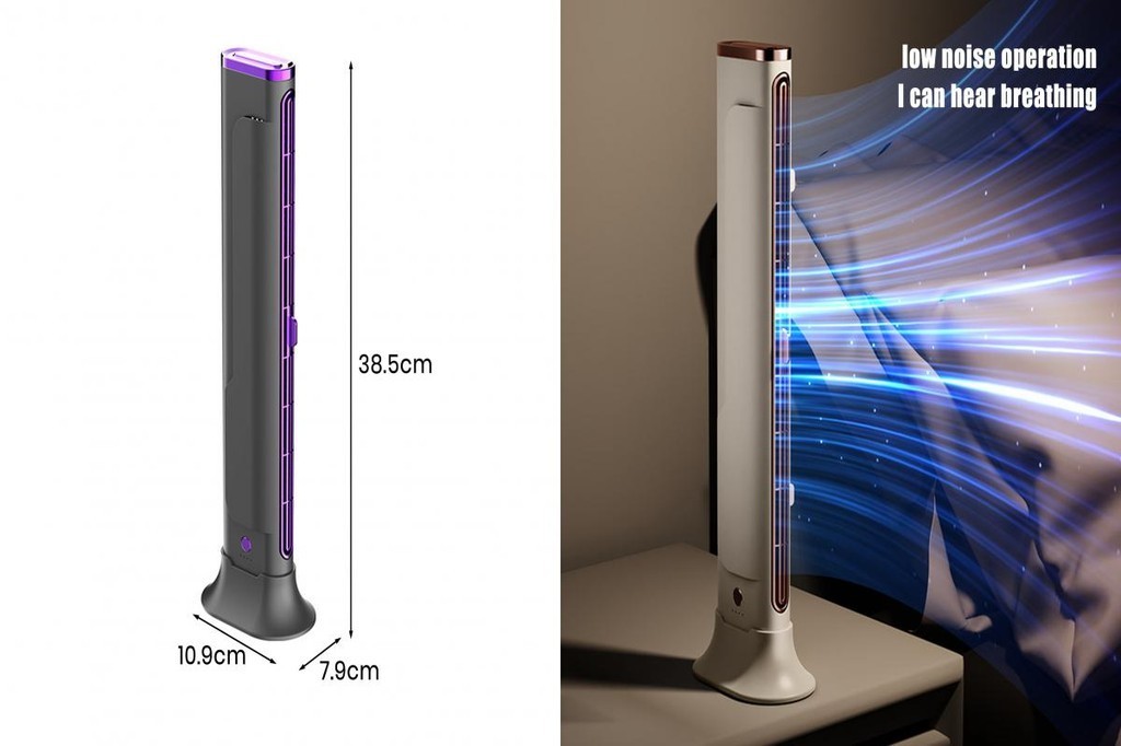 Cooling Solution Bladeless Desktop Fan Bladeless Airflow Desktop Fan