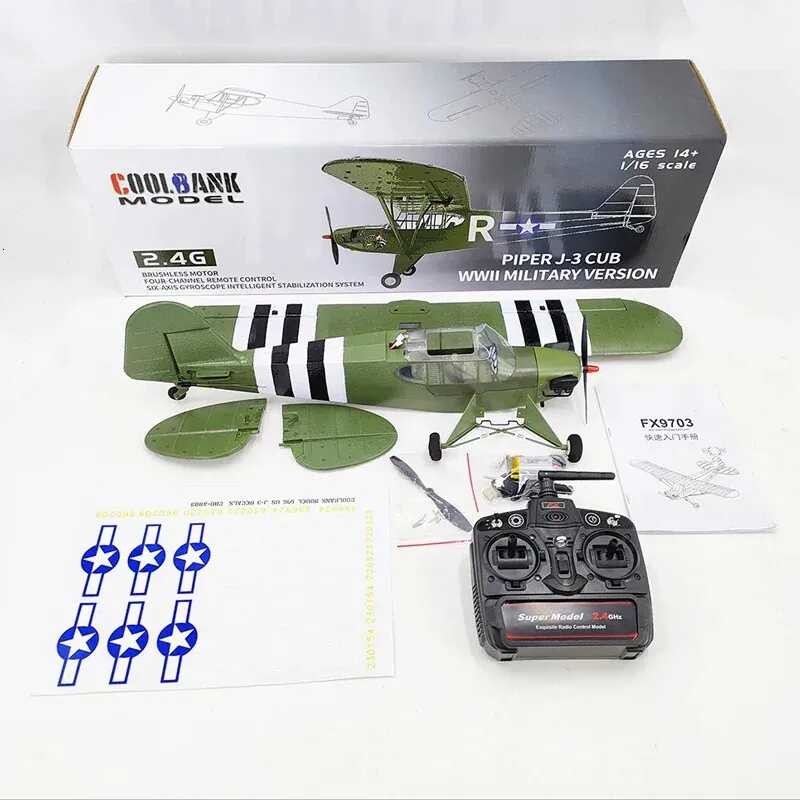 Plane COOLBANK RC 24GHz 4CH, 2024 World War II Aircraft Model Toy