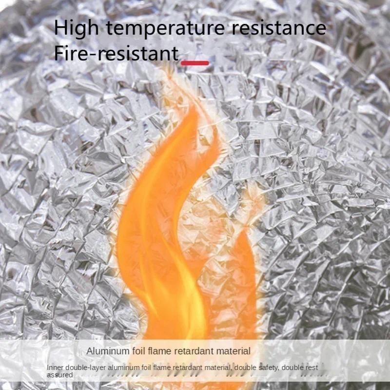 1.53M Exhaust Tube Flexible Aluminium Ducting Hose for Inline Ducted