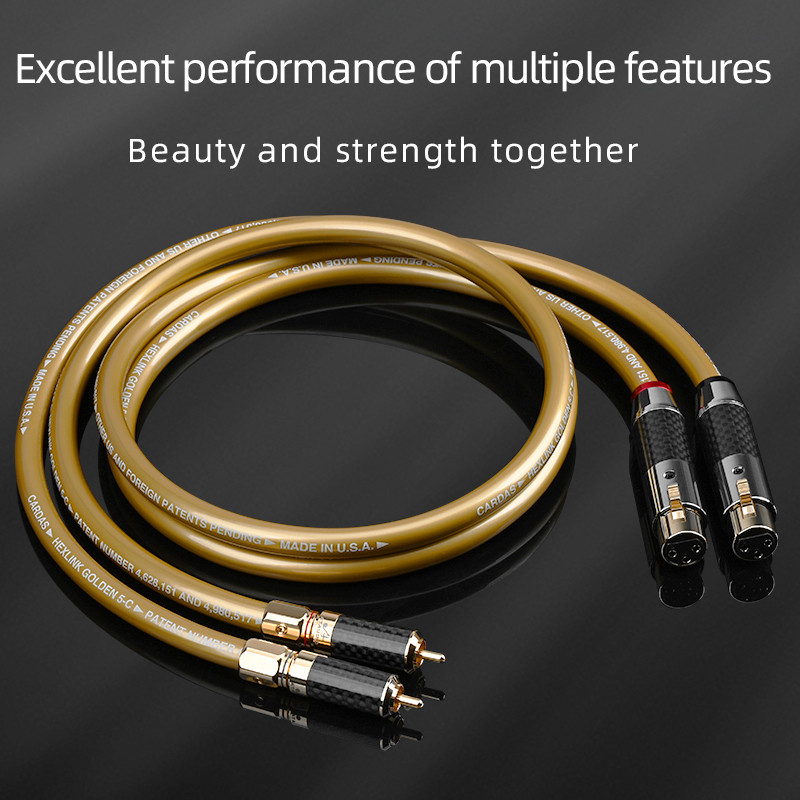 J&D 3ft RCA Audio Cable - Gold Plated Stereo Cable For Home Theater & Hi-Fi Systems