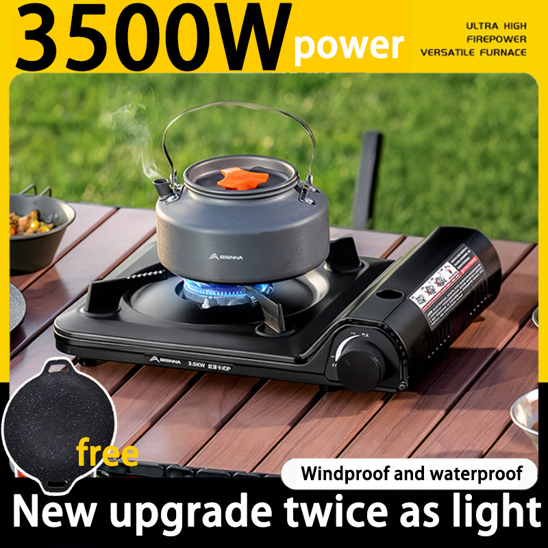 100% Original 2 in 1 New Portable Butane Gas Stove Mini Camping ...