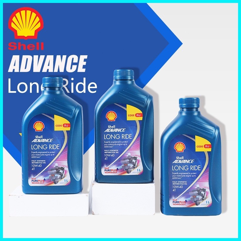 Shell Advance Long Ride 10W40 1L Ultra Scooter Fully Synthetic 4T ...