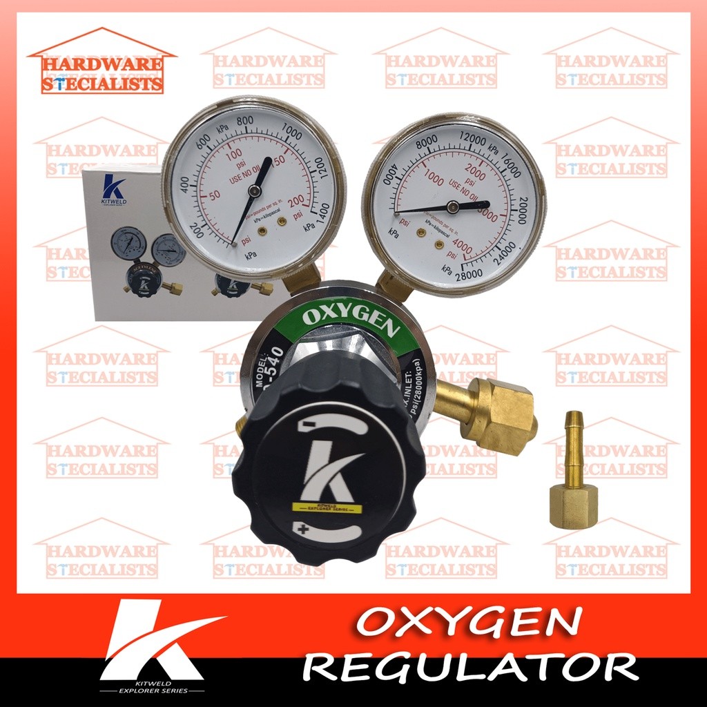 Oxygen Regulator Compressed Pressure Regulator Kitweld | Shopee Philippines