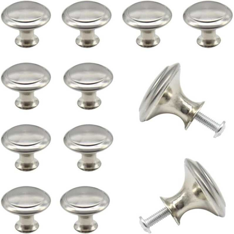 2/10Pcs Lot Fitting Round Knobs Kitchen Cabinet Drawer Pull Handle With ...