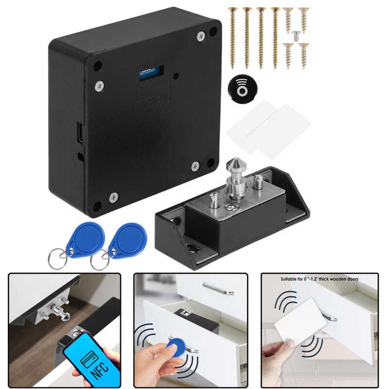 W Hidden Cabinet Invisible Drawer Electronic Programmable Rfid Security ...