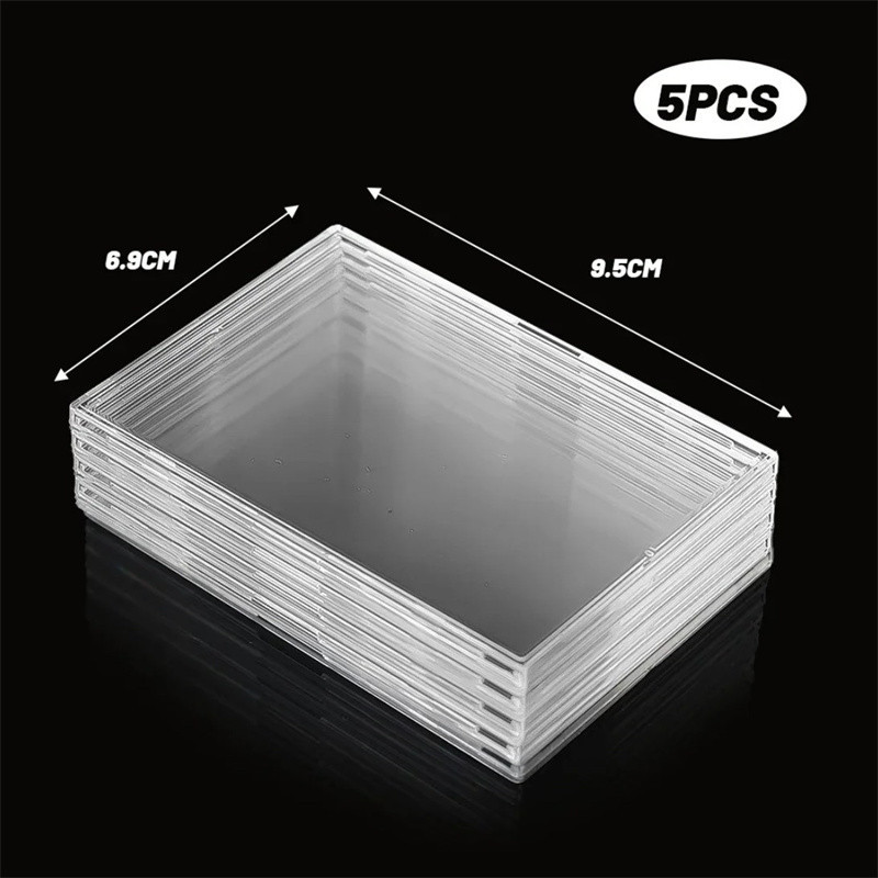 Hard PC Plastic Display Card Sleeves Case Transparent Cards Protector