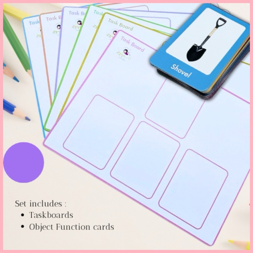 Object Function Flashcards 48 cards Speech Therapy with Taskboard ...