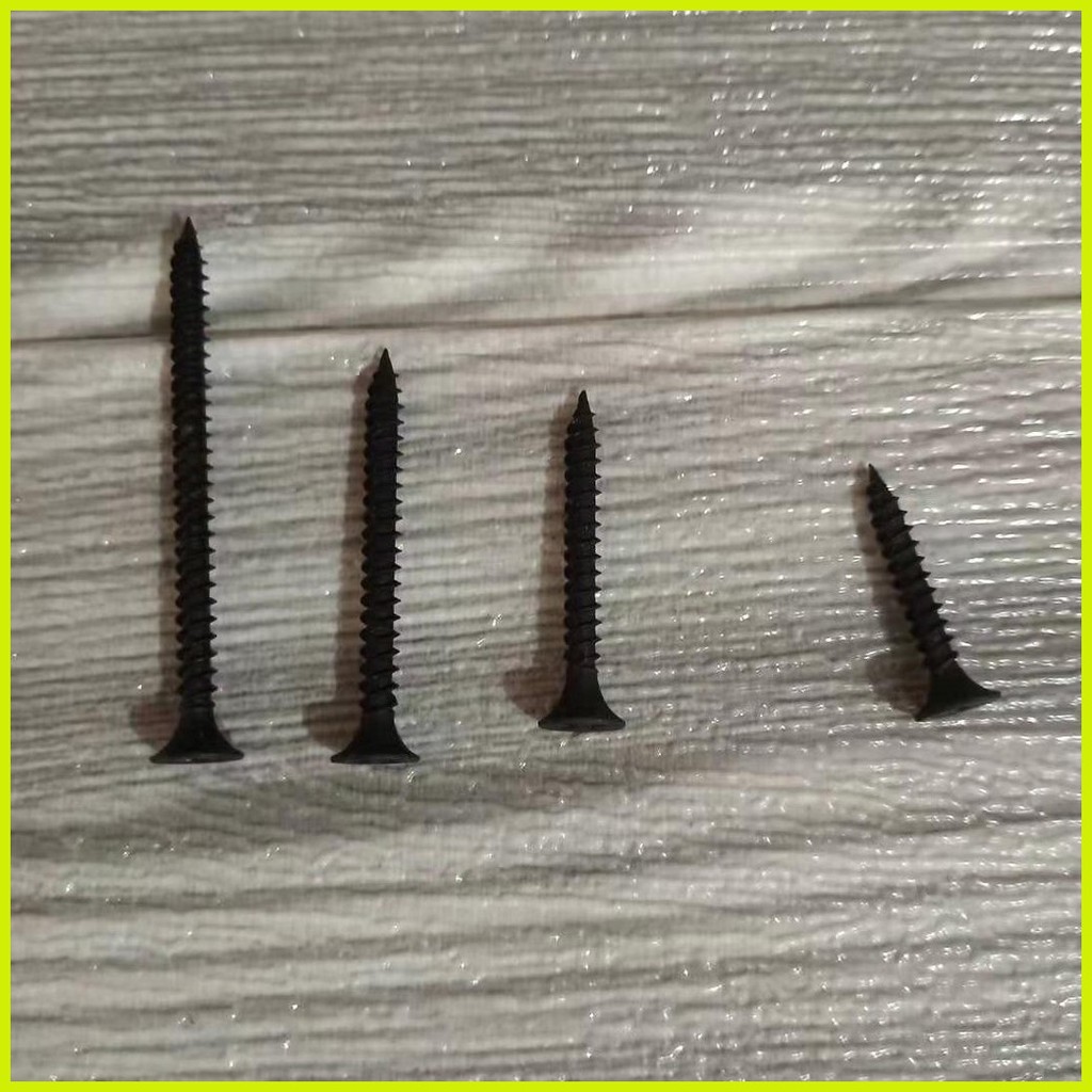 Gypsum Screw/Black Screw for wood (100pcs)111 / 411 / 22 Shopee
