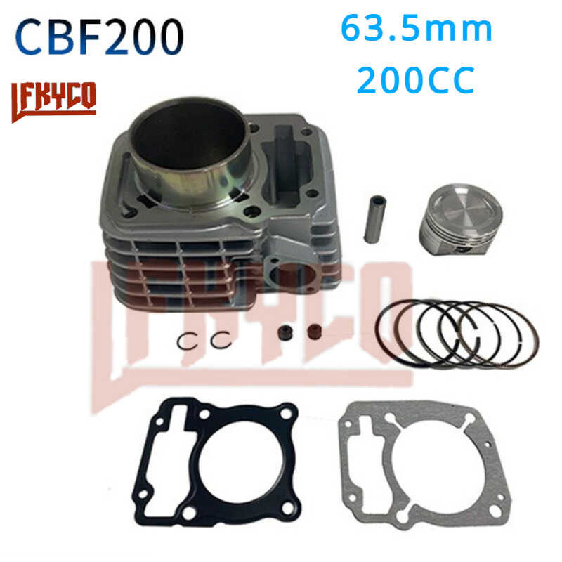 Motorcycle Accessories 63.5mm Cyder 200CC Engine Piston Kit Motor For ...