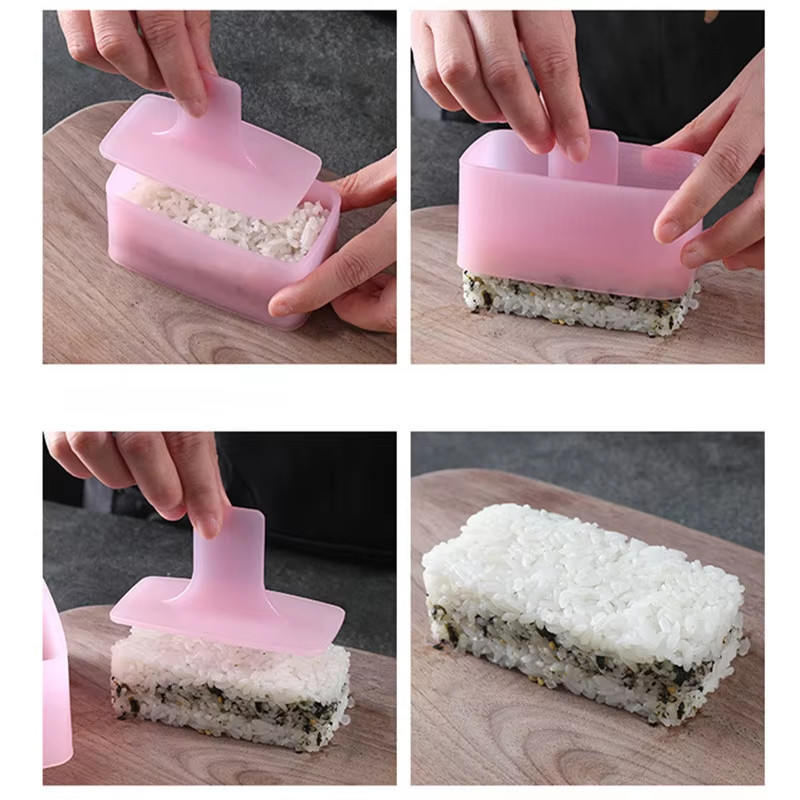 Rice Musubi Molder Maker DIY Rice and Vegetable Roll Mold Rectangular ...