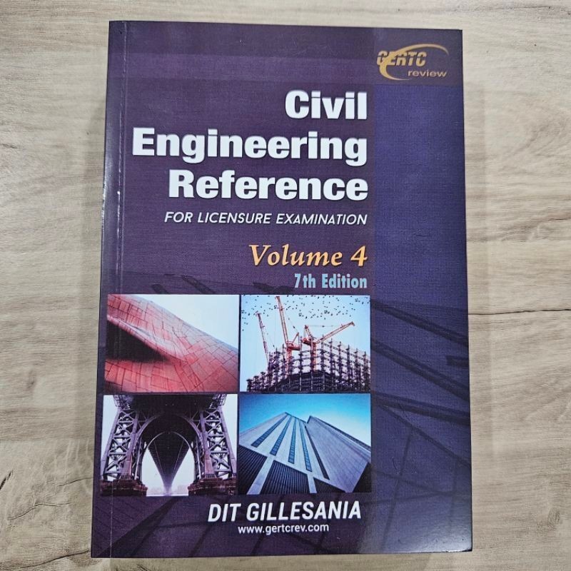 Civil Engineering Reference Volume 4 7th edition By,DIT GILLESANIA ...