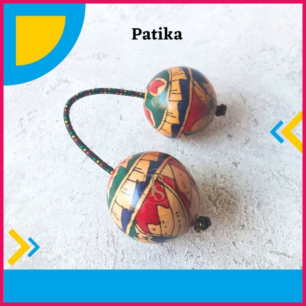 ∴ ─ KAYU Marakas Patica Origin Kosika Kashaka Wooden Shaker Traditional ...