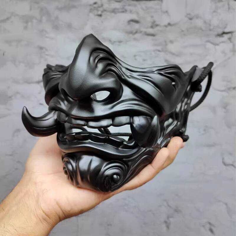 Fangs Prajna Mask Half-Faced Spirit of Horse Island Mask Japanese ...