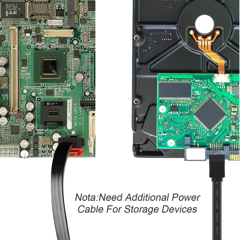 【Fast Ship】Sata Cable With High-Speed Serial Sort 3.0 6GB/Solid State ...