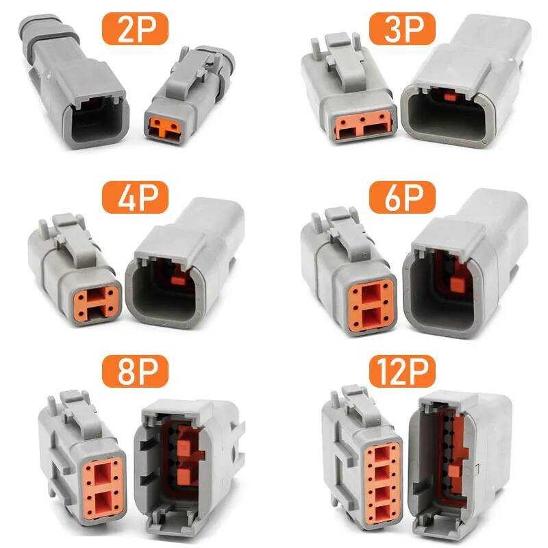 Xj DTM Waterprooutomotive Connector Plug Kit Dtm06 Dtm04 2P 3P 4P 6P 8P ...