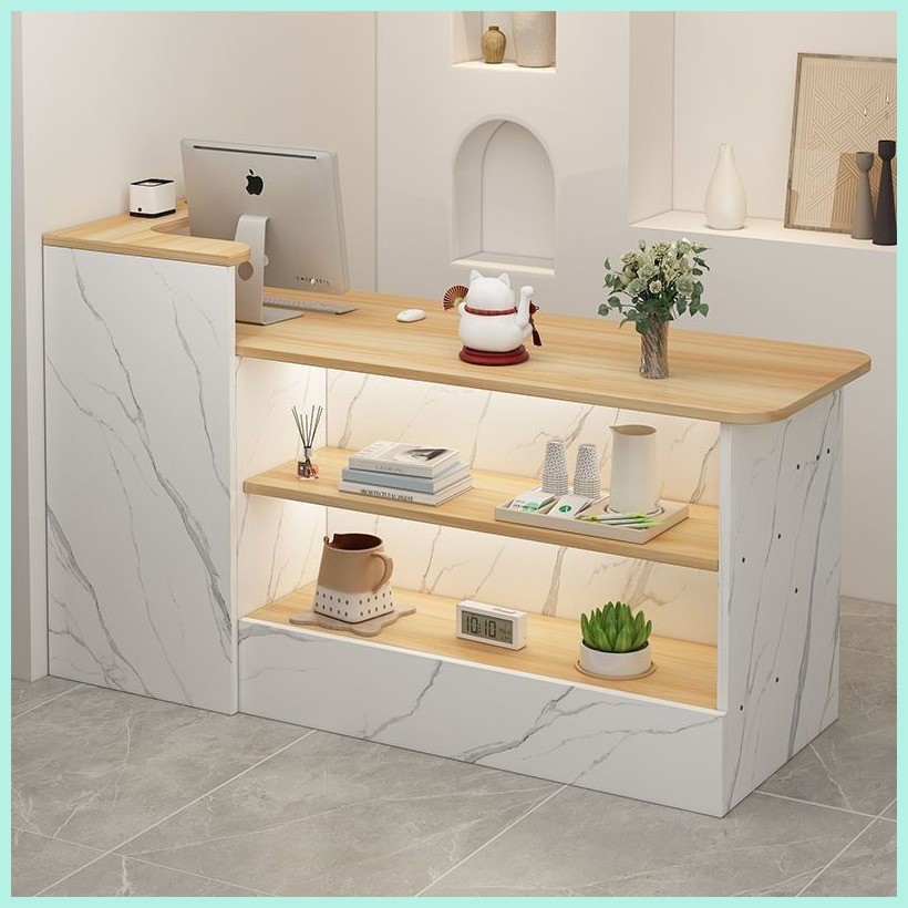Alivia. Modern bar counter Cashier counter Front desk Arc counter Store ...