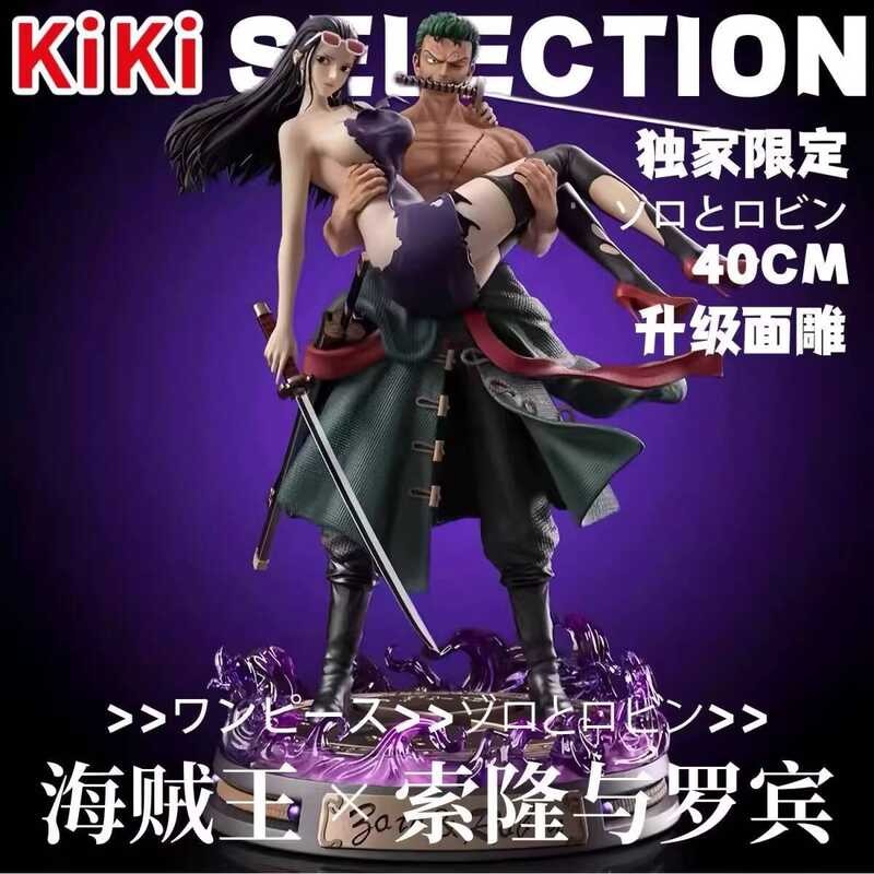e One Zoro Holding Robin 2D Anime Figure Robin Battle Damage Display ...