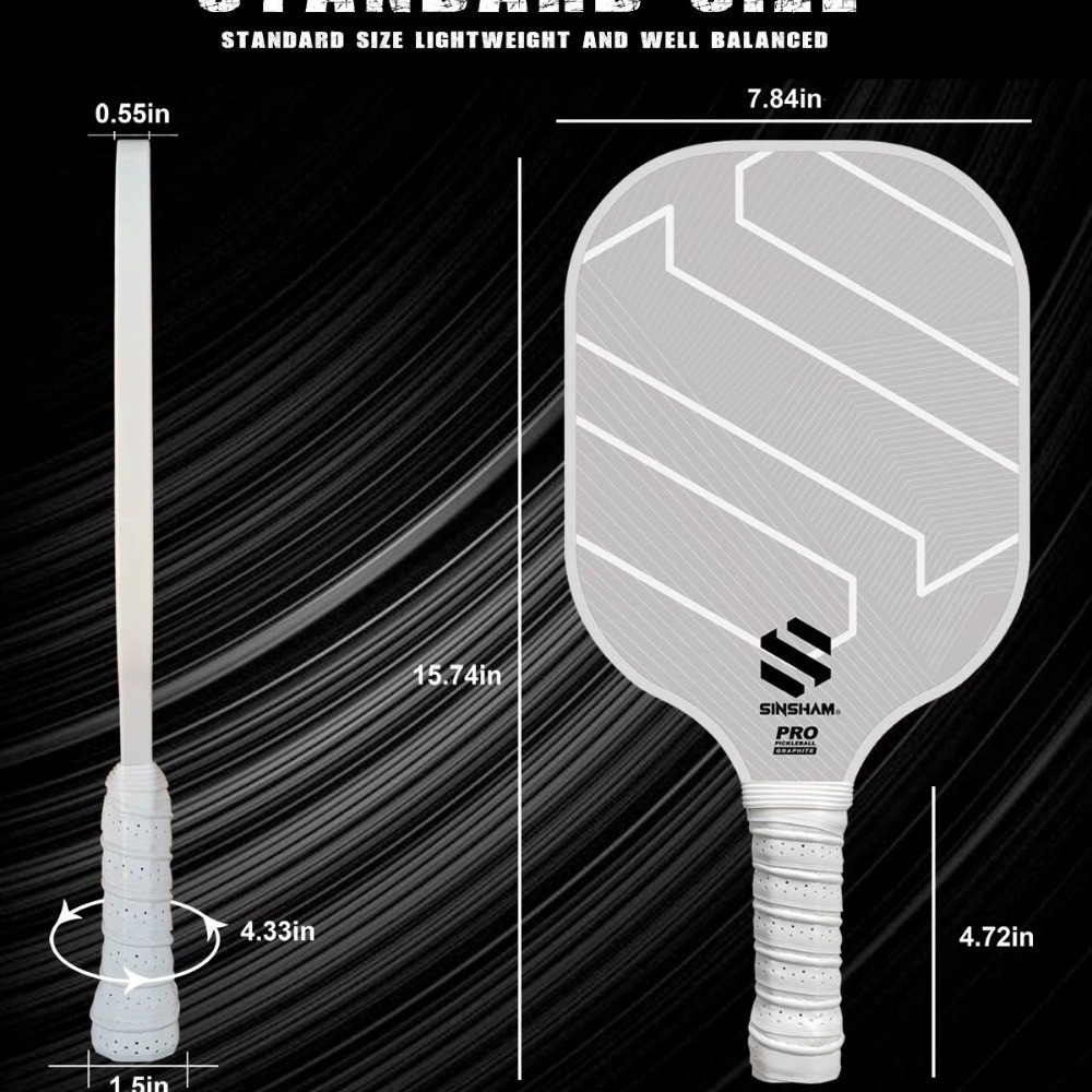 Professional 16mm Pickleball Paddles T700 Carbon Fiber Hot Pressing ...