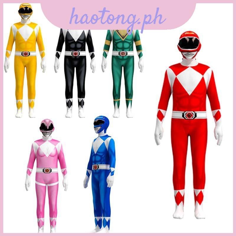 【Ready Stock】Power Rangers Costume Kids Adult Cosplay Fancy Dress Party ...