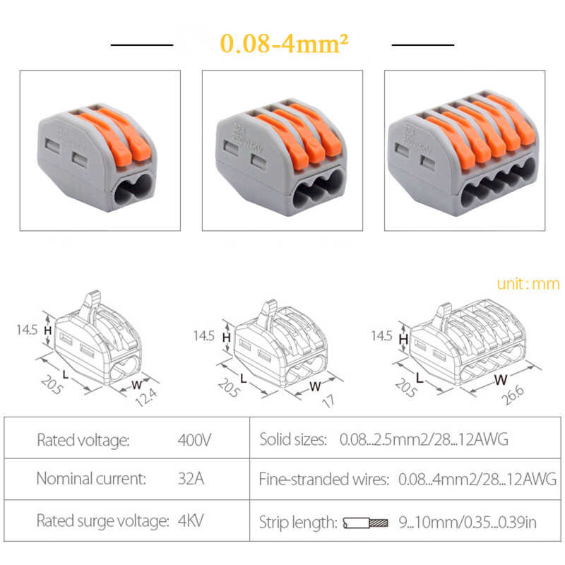 Fast As We Know Connctor Mini Terminal Hom Cabling Univrsal Compact ...