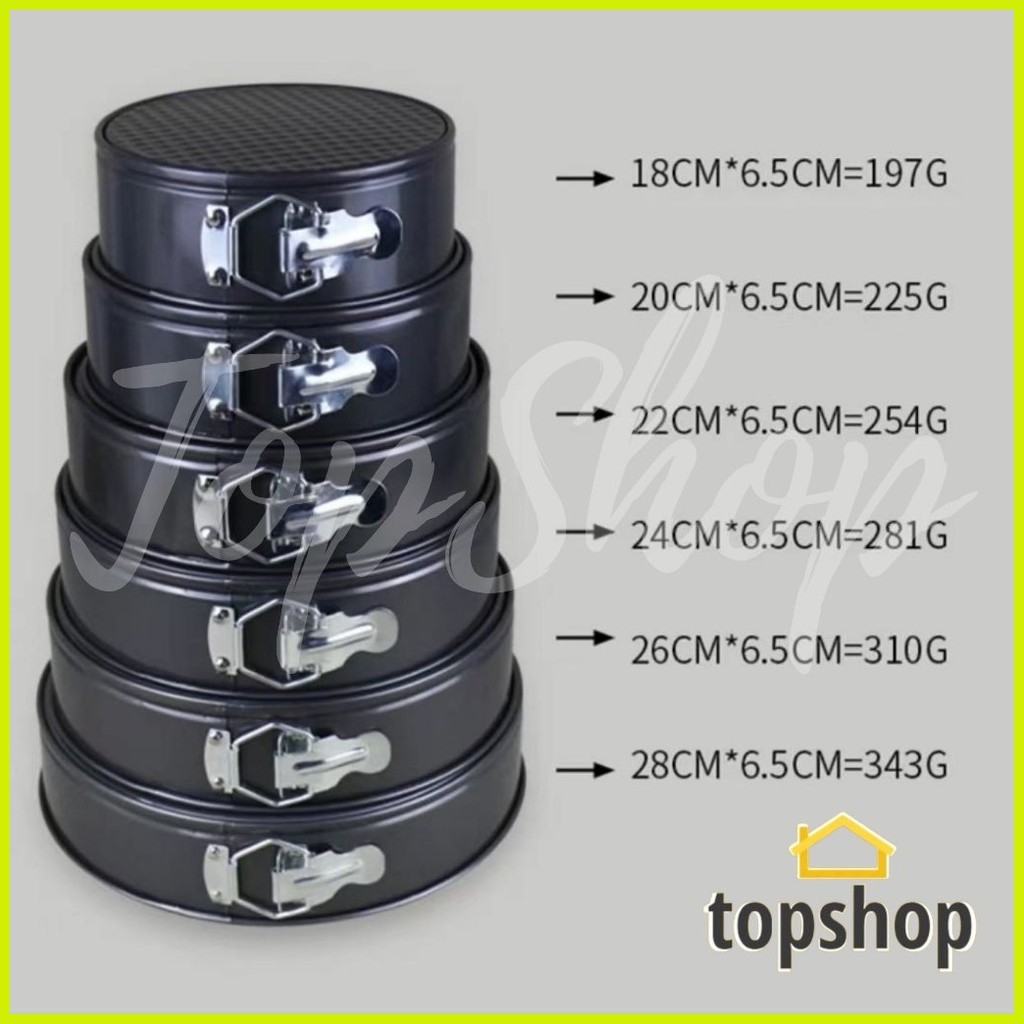 6pcs Set Cake Molder Baking Pan Cake Moulder Pan Spring Form
