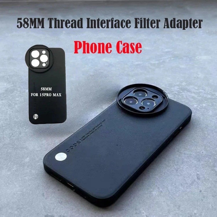 58MM Thread Interface Filter Ring Adapter Phone Case Universal For ...