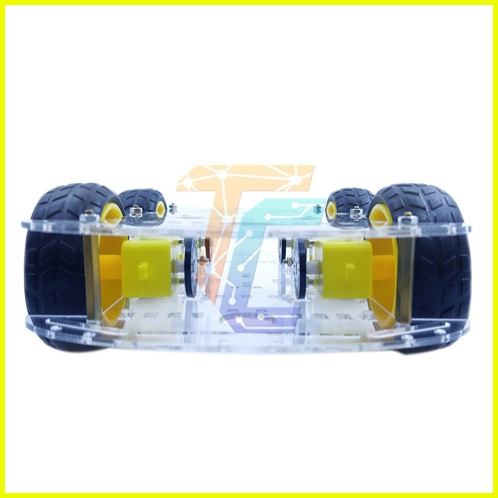 ๑ 4WD Robot Motor Smart Car Chassis Kits With Speed Encoder For Arduino ...