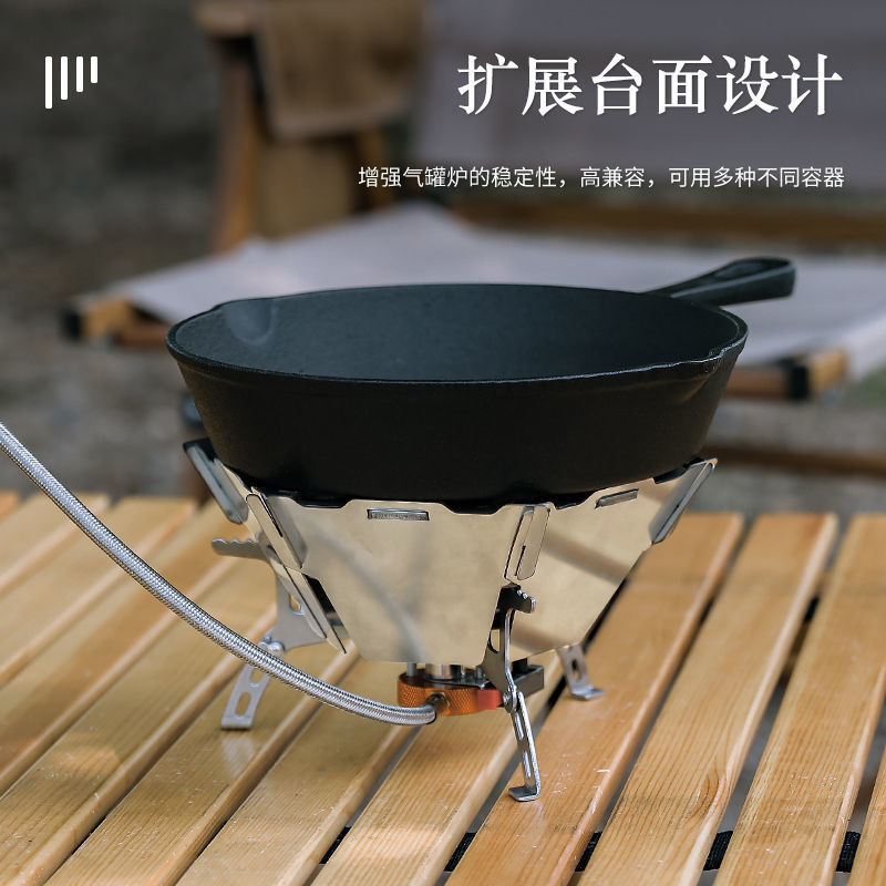Hexagonal Cassette Stove Windshield Portable Installationfree Camping