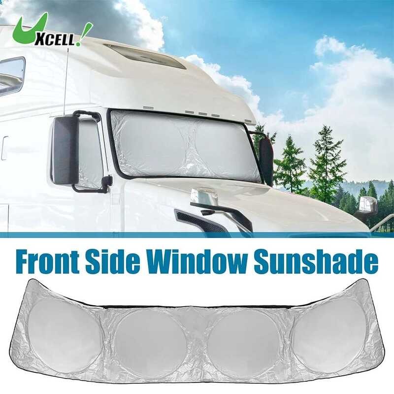 4E Uxcell 3 Semi-Truck Sunshade For Windshield And Side Window 240T ...