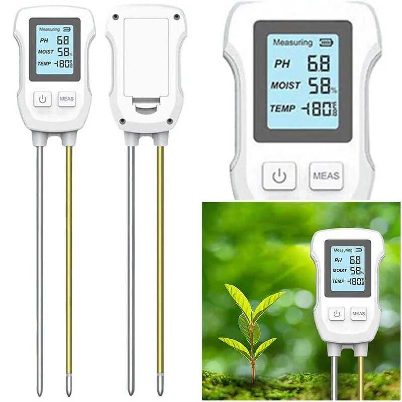 Tt 3 In 1 Digital Soil LCD Display Plant Temperature/Soil / Meter For ...