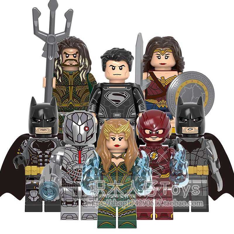 Compatible With Domestic Building Blocks Minifigures Superhero X0312 ...