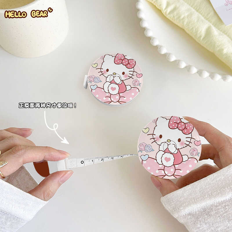 Rose Hello Kitty Measure Mini 2m Measuring for Clothes Soft Waist ...