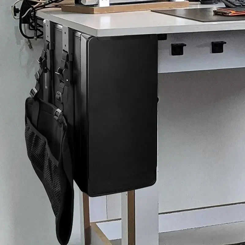 Case Universal PC Holder Under Desk Wall Side CPU Stand Adjustable ...