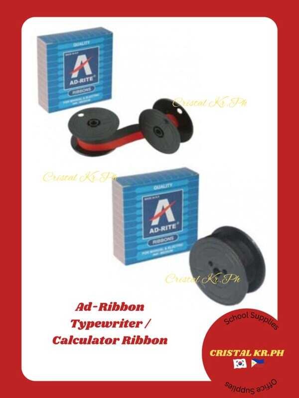 Ad-Rite Ribbon For Manual Typewriter/Electronic Calculator Sold Per ...