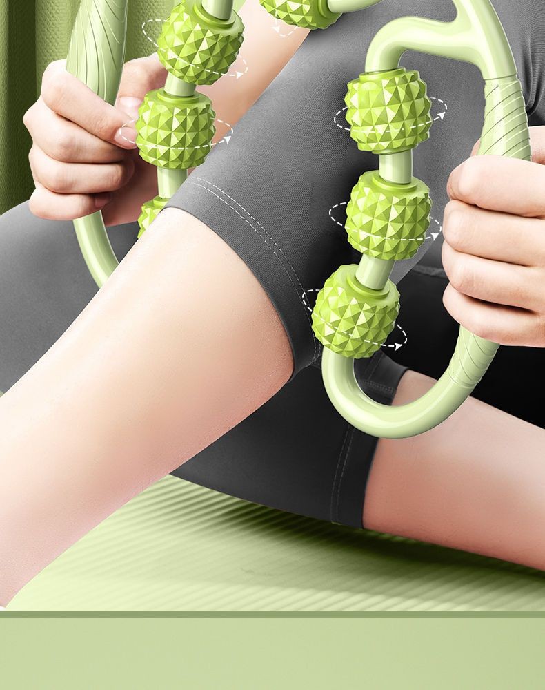 Nine-Wheel Loop Leg Clamp Thigh Muscle Relaxer Leg Stretching Beauty ...