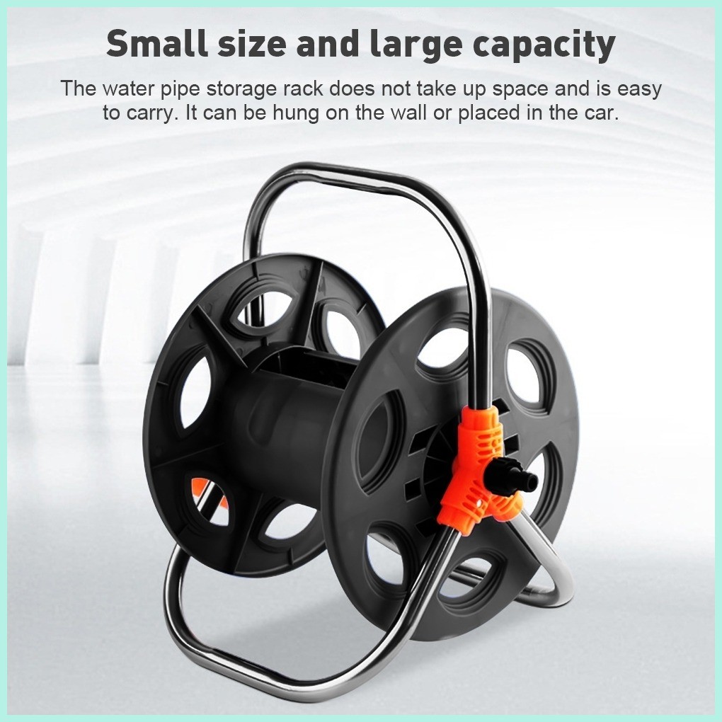 Garden Hose Reel Cart Water Pipe Storage Rack Hose Bracket Pipe ...