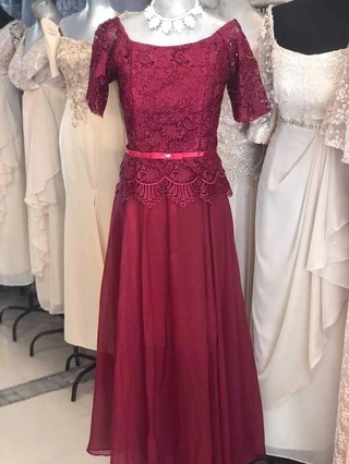 Shop ninang principal sponsor wedding dress for Sale on Shopee Philippines